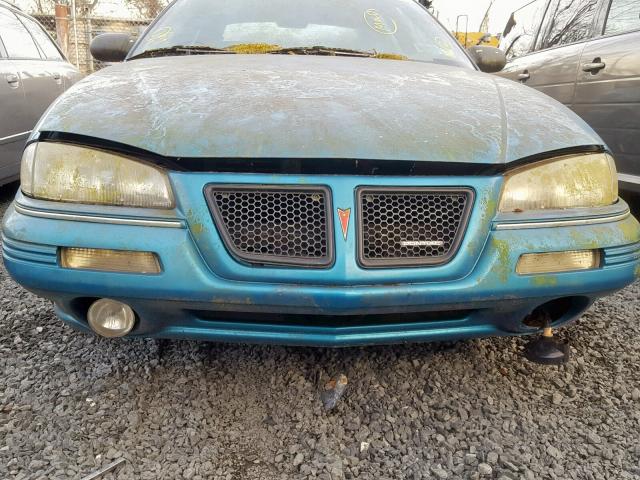 1G2NE5535RM521250 - 1994 PONTIAC GRAND AM S TURQUOISE photo 7