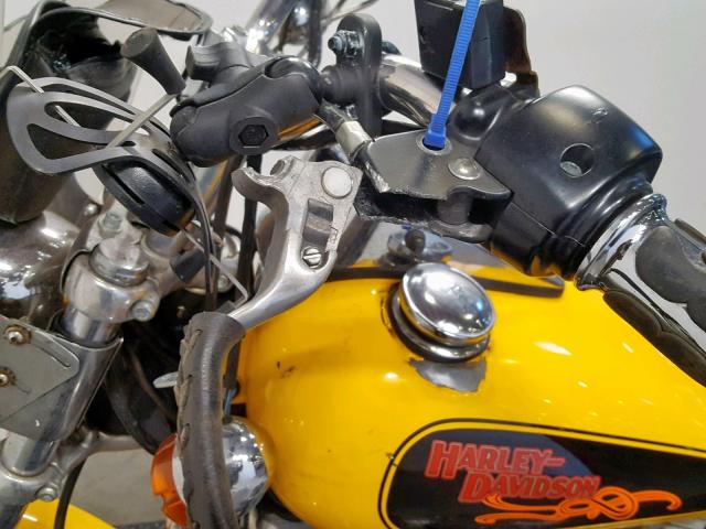 1HD4CJM121K120419 - 2001 HARLEY-DAVIDSON XL883 C YELLOW photo 11