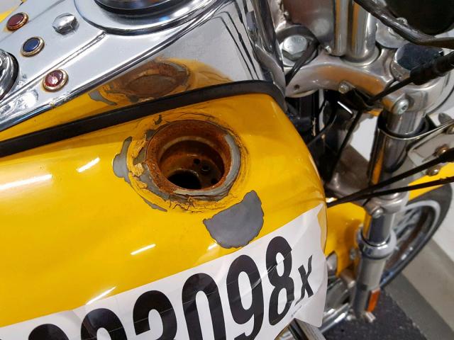 1HD4CJM121K120419 - 2001 HARLEY-DAVIDSON XL883 C YELLOW photo 15