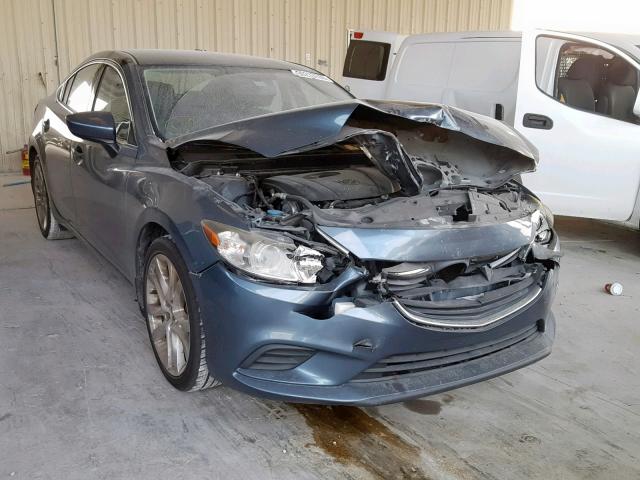 JM1GJ1V66E1123351 - 2014 MAZDA 6 TOURING BLUE photo 1