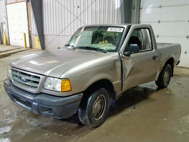 1FTYR10D73PA22249 - 2003 FORD RANGER GRAY photo 2