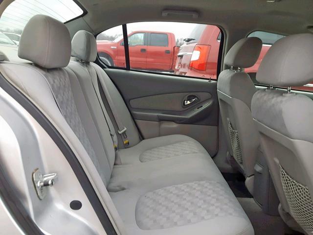 1G1ZT54834F209403 - 2004 CHEVROLET MALIBU LS Gümüş foto 6
