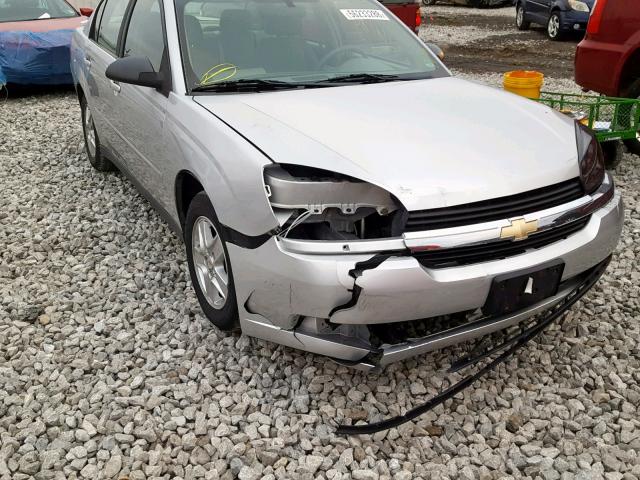 1G1ZT54834F209403 - 2004 CHEVROLET MALIBU LS Gümüş foto 9