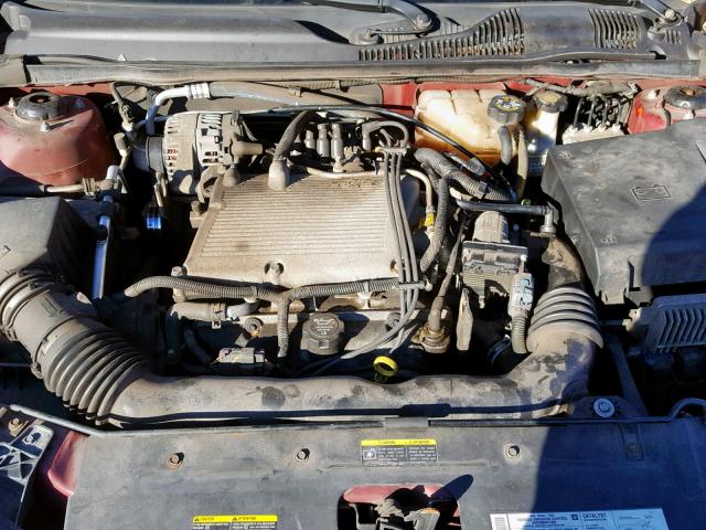 1G1ZT54815F136582 - 2005 CHEVROLET MALIBU LS წითელი ფოტო 7