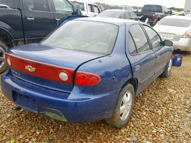 1G1JF52F947230191 - 2004 CHEVROLET CAVALIER L BLUE photo 4