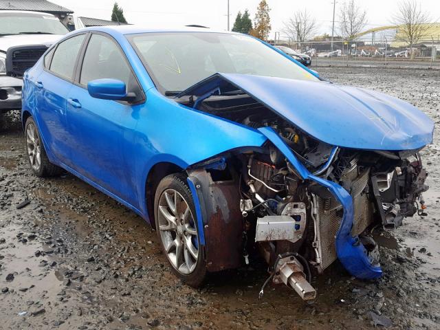 1C3CDFBB3FD268369 - 2015 DODGE DART SXT BLUE photo 1