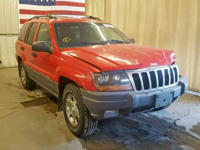 1J4GW58S4XC577875 - 1999 JEEP GRAND CHER RED photo 1