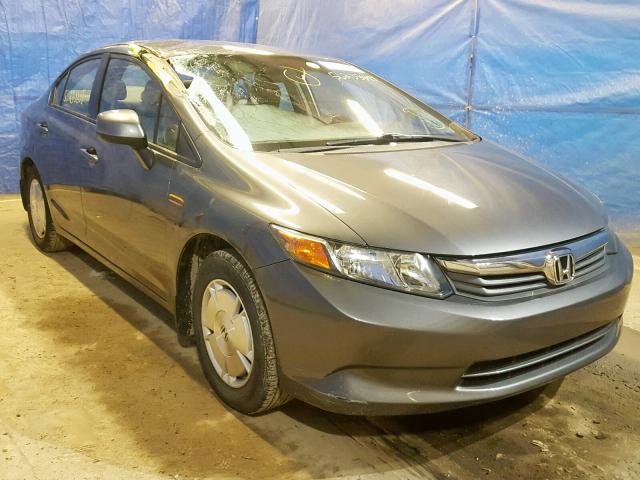 2HGFB2F66CH325314 - 2012 HONDA CIVIC HF GRAY photo 1