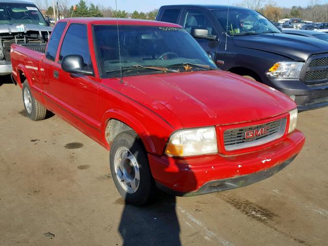 1GTCS1949WK515319 - 1998 GMC SONOMA RED photo 1