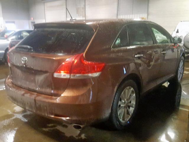 4T3ZA3BB3BU040222 - 2011 TOYOTA VENZA BASE BROWN photo 4