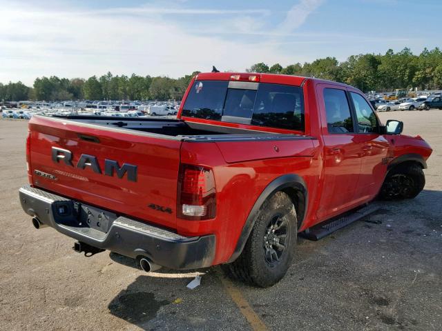 1C6RR7YT1JS209541 - 2018 RAM 1500 REBEL RED photo 4