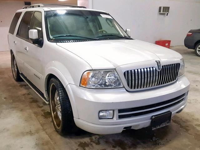 5LMFU27585LJ15634 - 2005 LINCOLN NAVIGATOR WHITE photo 1
