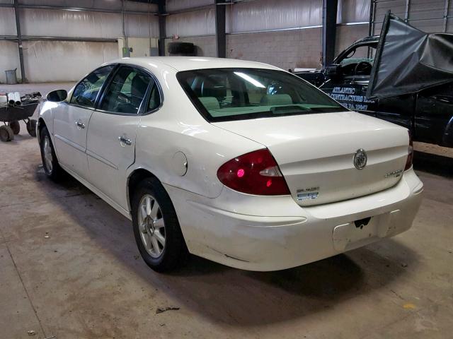 2G4WD582761267890 - 2006 BUICK LACROSSE C WHITE photo 3