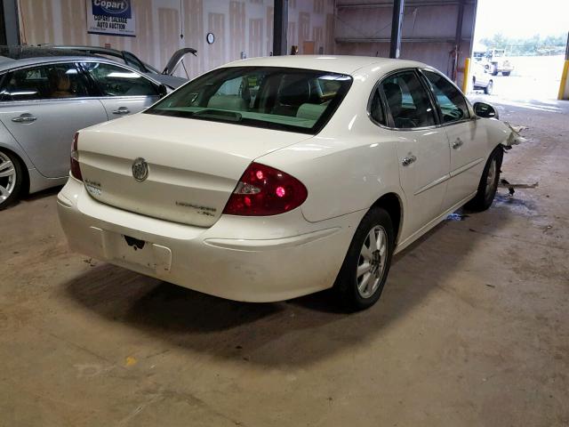 2G4WD582761267890 - 2006 BUICK LACROSSE C WHITE photo 4