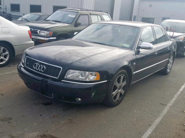 WAUGU44D92N003313 - 2002 AUDI S8 QUATTRO BLACK photo 2