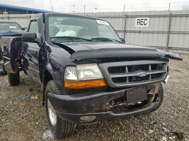 1FTYR10V5YTB13060 - 2000 FORD RANGER BLUE photo 1