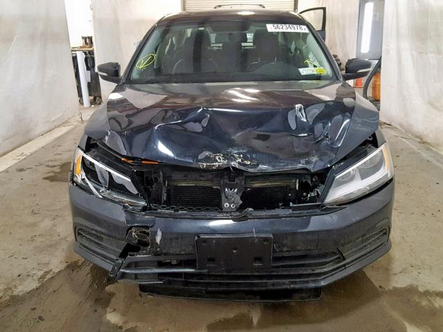 3VWLA7AJ9FM205619 - 2015 VOLKSWAGEN JETTA TDI BLACK photo 9