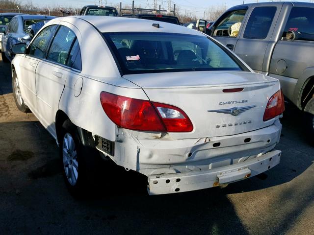 1C3CC4FB3AN169443 - 2010 CHRYSLER SEBRING TO WHITE photo 3