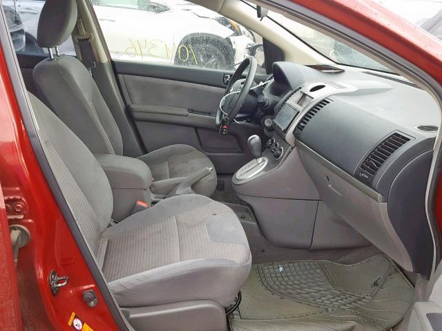 3N1AB61E68L735241 - 2008 NISSAN SENTRA 2.0 BURGUNDY photo 5