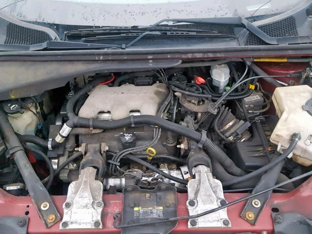 1GMDX03E34D135889 - 2004 PONTIAC MONTANA BURGUNDY photo 7