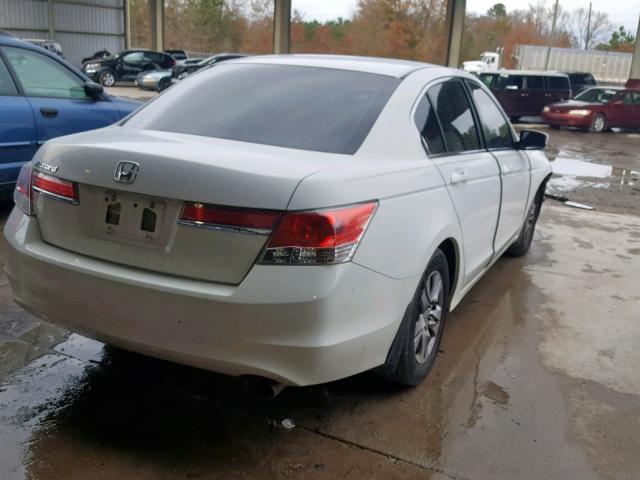 1HGCP2F45CA134307 - 2012 HONDA ACCORD LXP WHITE photo 4