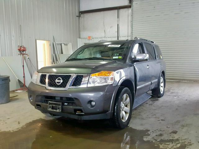 5N1AA0NCXBN623406 - 2011 NISSAN ARMADA SV GRAY photo 2