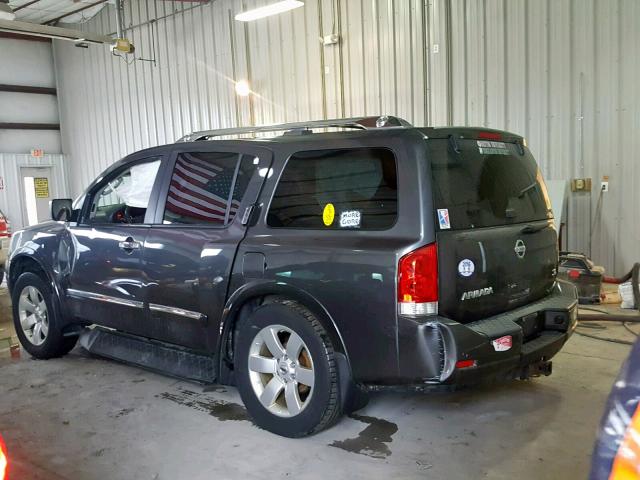 5N1AA0NCXBN623406 - 2011 NISSAN ARMADA SV GRAY photo 3