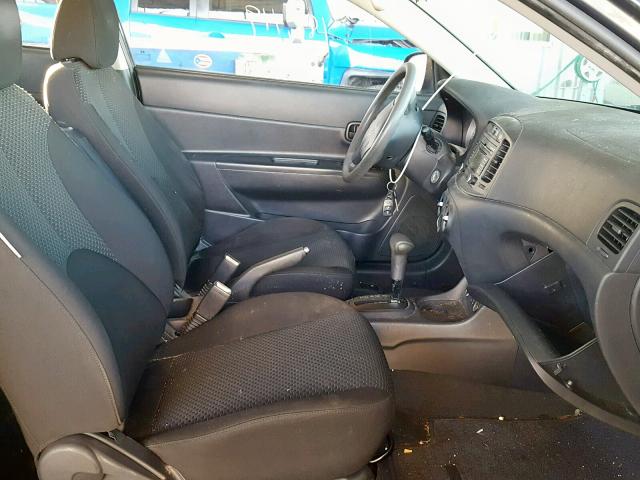 KMHCM3AC4AU164238 - 2010 HYUNDAI ACCENT BLU BLACK photo 5