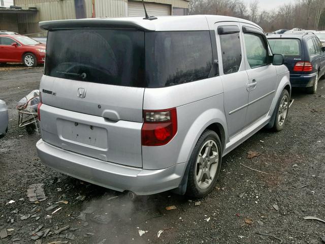 5J6YH18957L004861 - 2007 HONDA ELEMENT SC SILVER photo 4