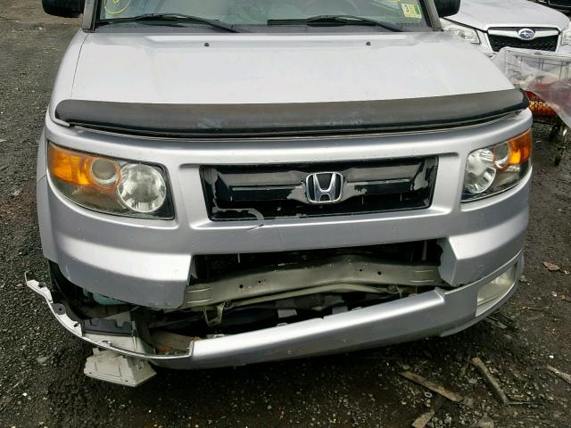 5J6YH18957L004861 - 2007 HONDA ELEMENT SC SILVER photo 9