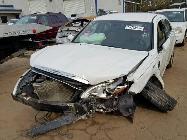 1C3CCBAB5DN686257 - 2013 CHRYSLER 200 LX WHITE photo 9