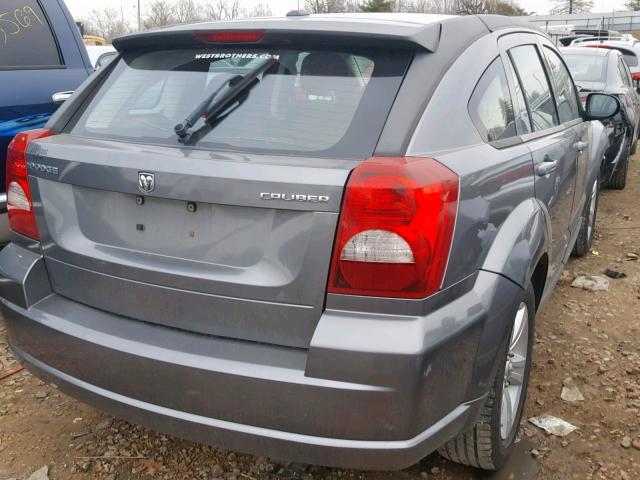 1B3CB3HA4BD254913 - 2011 DODGE CALIBER MA GRAY photo 4