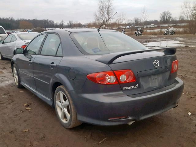 1YVHP80D855M16138 - 2005 MAZDA 6 S GRAY photo 3