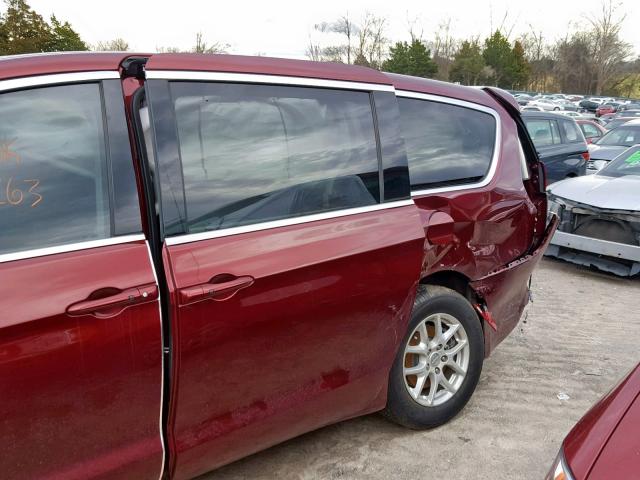 2C4RC1DG4HR508954 - 2017 CHRYSLER PACIFICA T MAROON photo 9