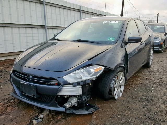 1C3CDFBAXDD105741 - 2013 DODGE DART SXT CHARCOAL photo 2