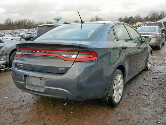 1C3CDFBAXDD105741 - 2013 DODGE DART SXT CHARCOAL photo 4