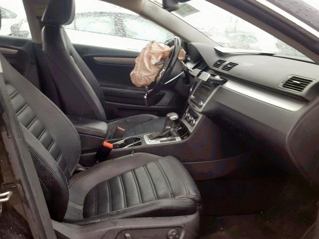 WVWML73C89E532748 - 2009 VOLKSWAGEN CC SPORT BLACK photo 5