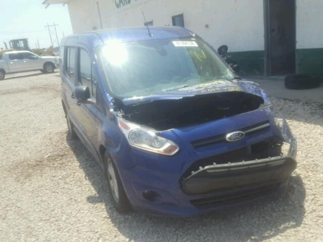 NM0GE9F73G1281575 - 2016 FORD TRANSIT CO BLUE photo 1