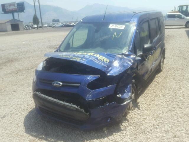 NM0GE9F73G1281575 - 2016 FORD TRANSIT CO BLUE photo 2