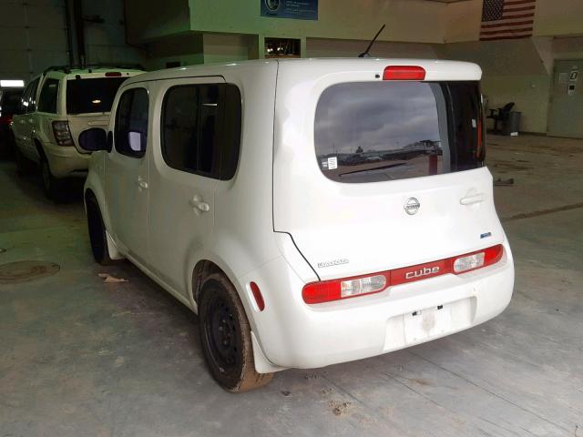 JN8AZ2KR6ET351524 - 2014 NISSAN CUBE S WHITE photo 3