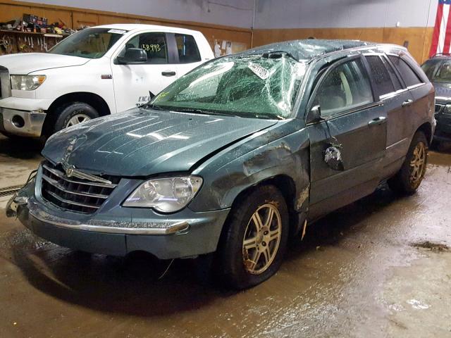 2A8GM68X77R179234 - 2007 CHRYSLER PACIFICA T GREEN photo 2