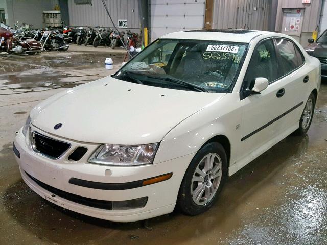 YS3FD49Y241038921 - 2004 SAAB 9-3 ARC WHITE photo 2