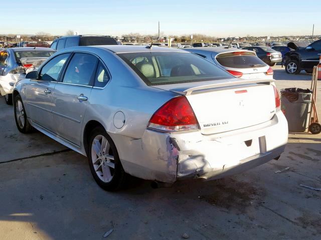 2G1WC5E33E1167619 - 2014 CHEVROLET IMPALA LIM SILVER photo 3