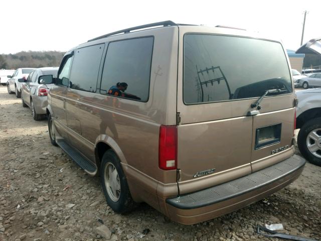 1GNDM19W31B107530 - 2001 CHEVROLET ASTRO GOLD photo 3