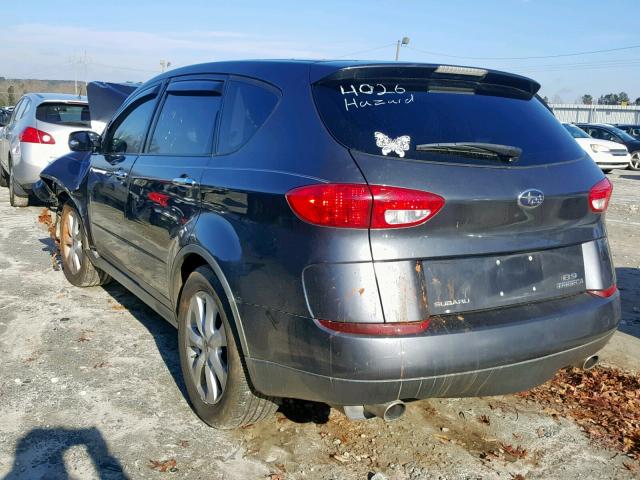 4S4WX85D074404026 - 2007 SUBARU B9 TRIBECA GRAY photo 3