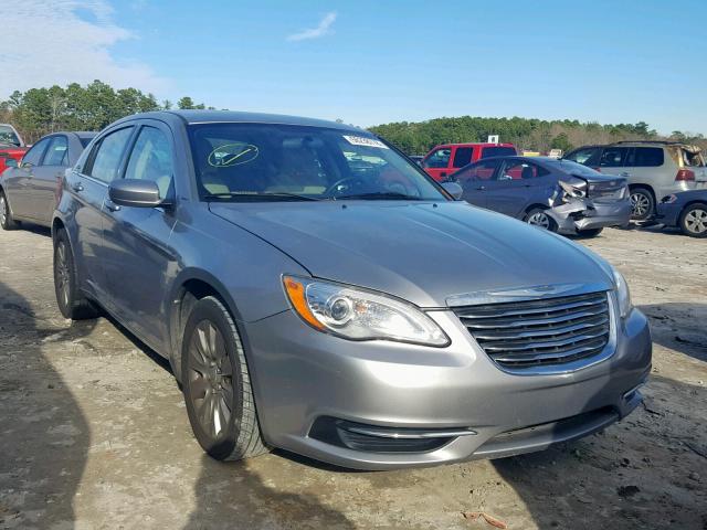 1C3CCBAB9DN691770 - 2013 CHRYSLER 200 LX SILVER photo 1