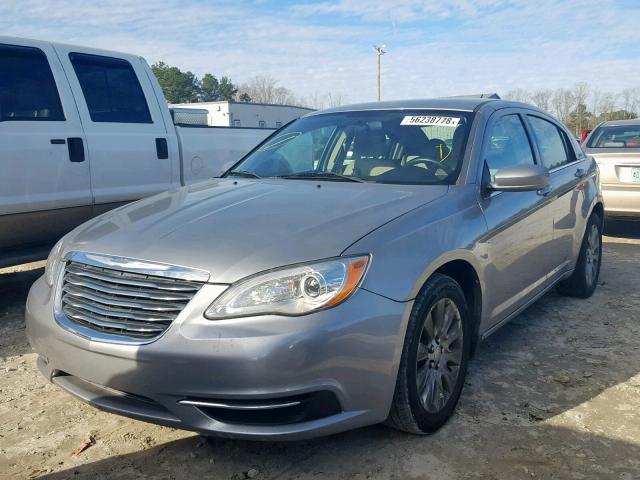 1C3CCBAB9DN691770 - 2013 CHRYSLER 200 LX SILVER photo 2