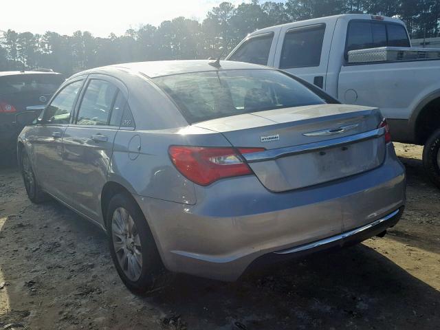 1C3CCBAB9DN691770 - 2013 CHRYSLER 200 LX SILVER photo 3