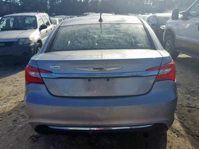 1C3CCBAB9DN691770 - 2013 CHRYSLER 200 LX SILVER photo 9