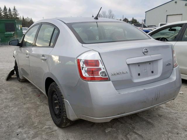 3N1AB61E37L638884 - 2007 NISSAN SENTRA 2.0 SILVER photo 3